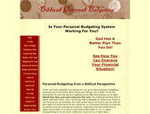 Tablet Screenshot of biblical-personal-budgeting.com